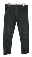 UNIQLO  Jeans Herren W32/~L31 Slim Fit Selvedge Zip Fly Denim Black