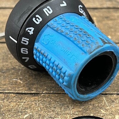 Manette De Vitesses Grip Shift Sram MRX Comp - 8 Vitesses, Droite, Bleue Pour VTT