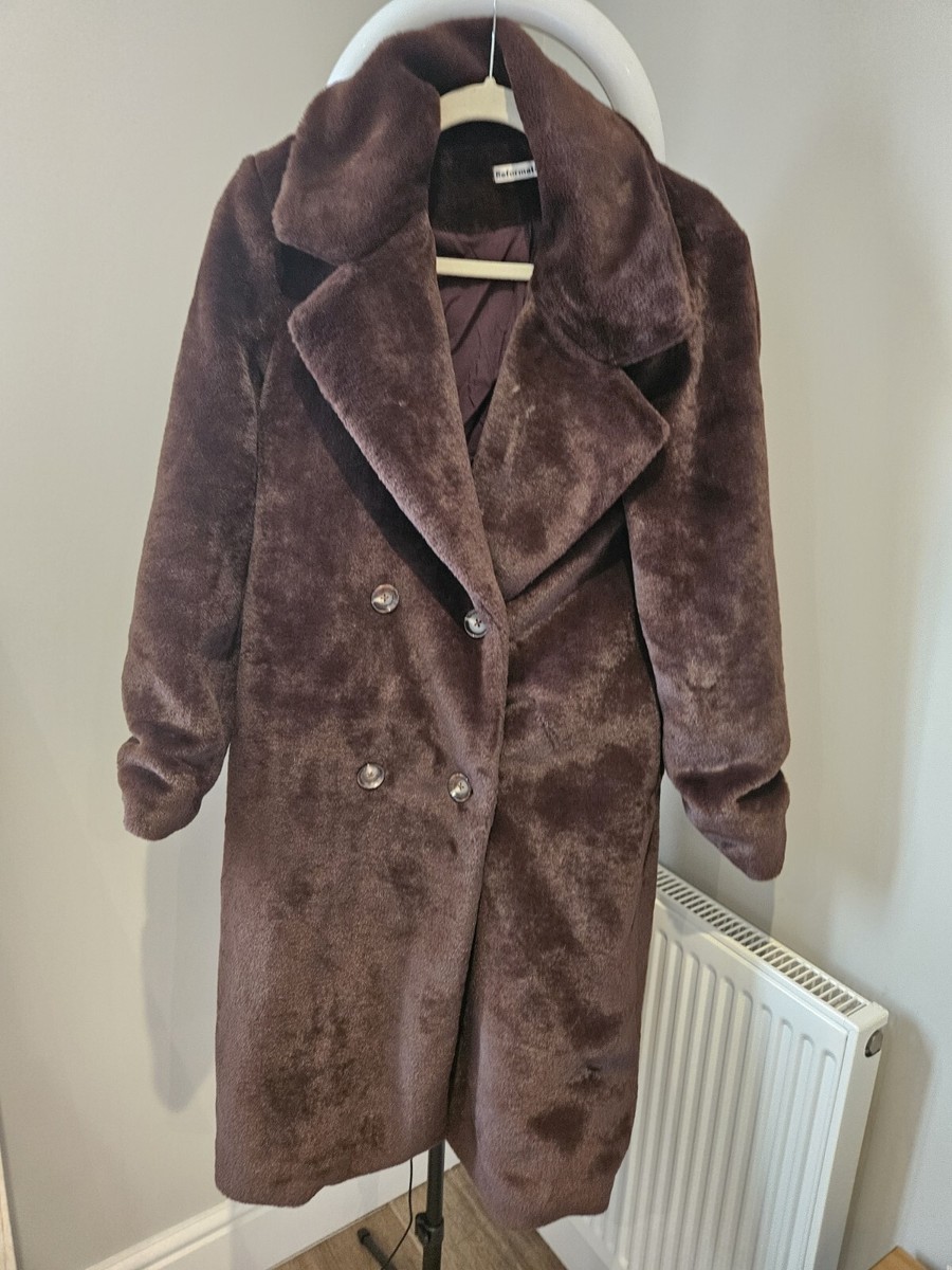 Reformation Teddy Coat Xs UK