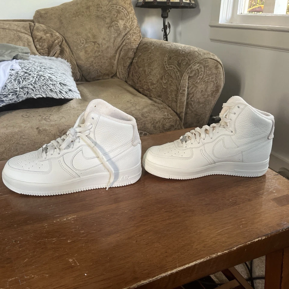 Size 9.5 - Nike Air Force 1 Sculpt High Sail W - Image 3 of 4