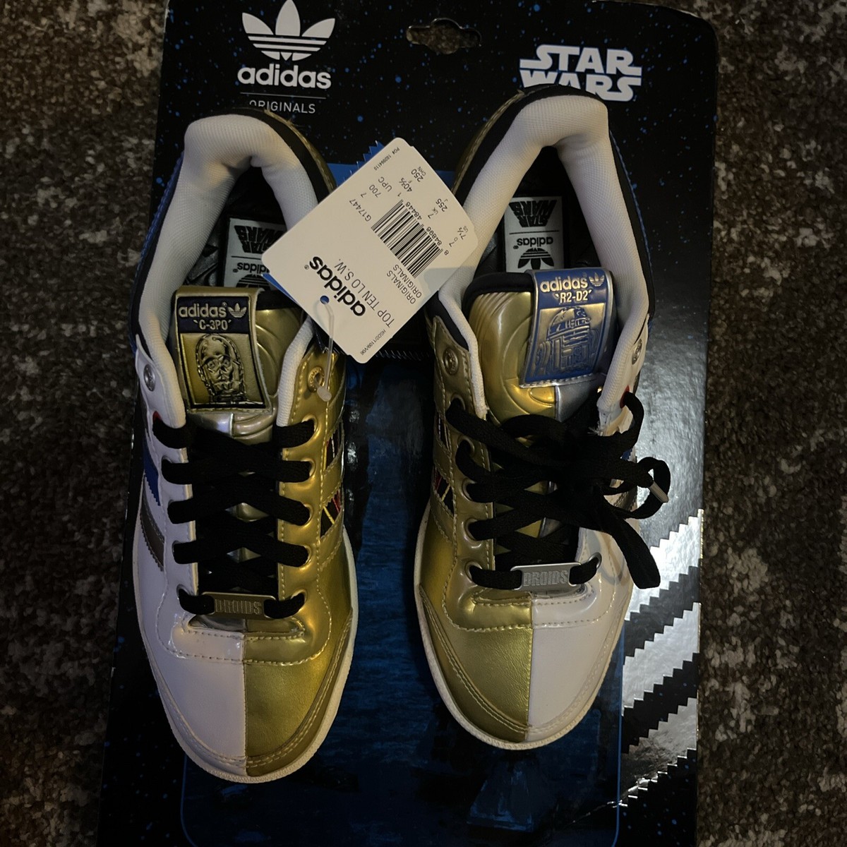 adidas gazelle silver green womens Star Wars x Adidas Top Ten 'C-3PO & R2-D2'  SP, Inc