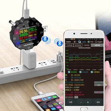 Digital Meter Tester Multimeter Current Voltage Monitor Power Charger USB Type-C
