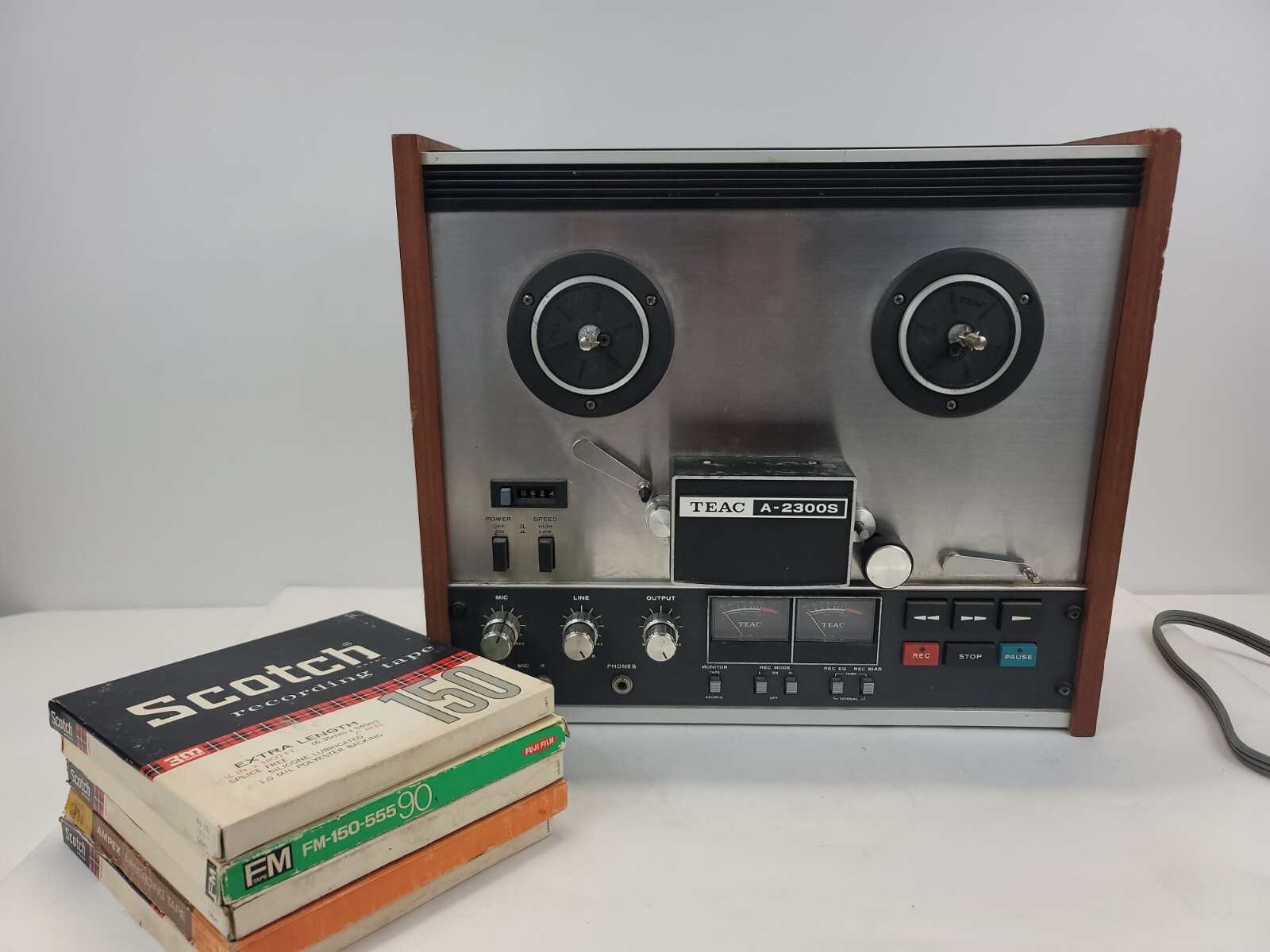 TEAC A-4300 Reel to Reel Tape Recorder, Stereo Tape Deck, Auto