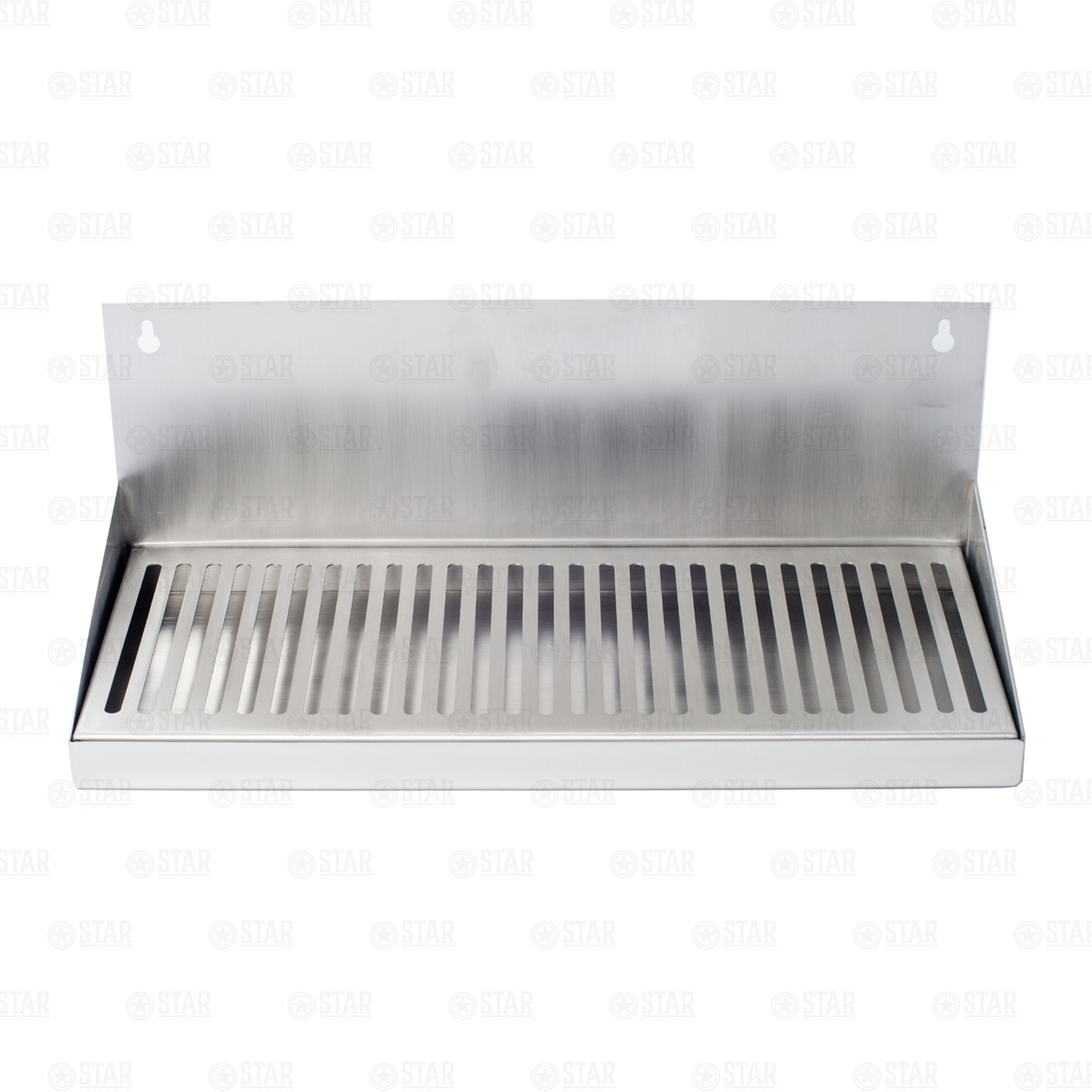 16" Stainless Steel Hanging Drip Tray w/ Removable Grate For Kegerator