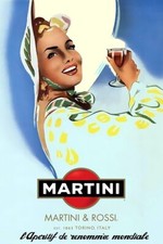 Poster Manifesto Locandina Pubblicità Cocktail Aperitivo Martini Stampa 50x70 Cm