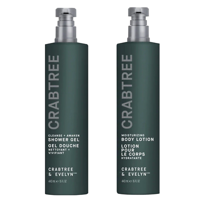 Crabtree & Evelyn Moisturizing Lotion & Cleanse Awaken Shower Gel