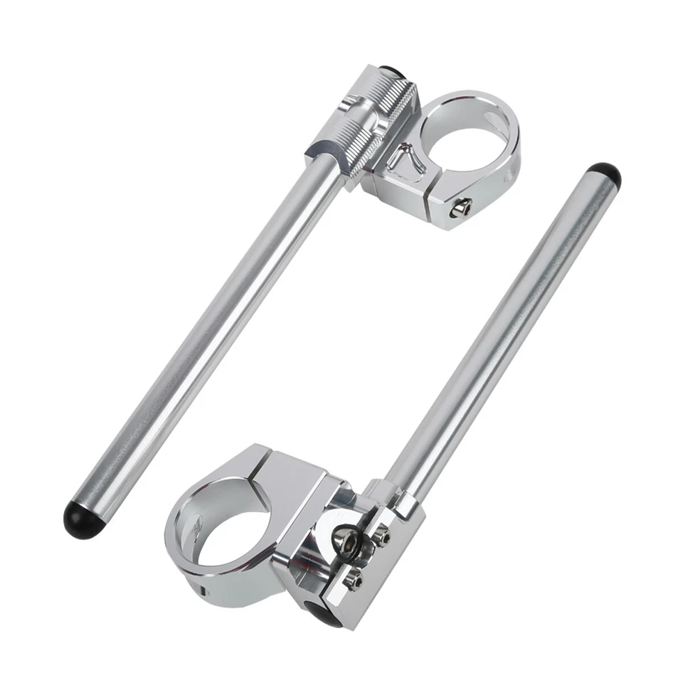 Guidão clip-on 48mm barra de guidão compatível com Honda CBR600RR F5 2005-2006 2007-2013 - Imagem 2 de 4