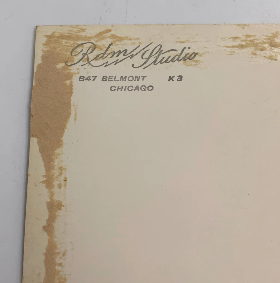 1930's vintage Guy Bush Chicago Cubs signed Photo RDM studio George Burke - Image 3 of 3