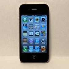 Apple iPhone 4 CDMA 16 GB Black A1349 Verizon iOS 5.1.1 91 Battery Health