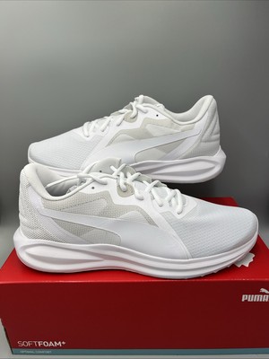 Puma Twitch Runner SoftFoam Runnings Shoes, White. Men's Sz 11, 376289-03
