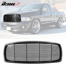 Fits 02-05 Dodge Ram 1500 03-05 Ram 2500 3500 Mesh Front Grille Unpainted - Abs
