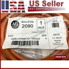 Allen Bradley 2090-CPWM7DF-16AA20 Motor Power Cable  US Free Tax