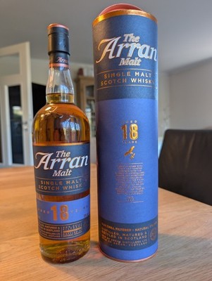 The Arran 18 Jahre alt (0,7L mit 46Vol%), alte Abfüllung, *RARITÄT*