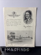 C5 1957 INDIANAPOLIS 500 Mail Brochure Motor Speedway