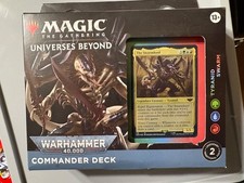 MTG Universe Beyond Warhammer 40000 Tyranid Swarm Commander Deck Sealed