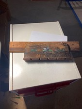 Vintage Wooden Rod Rack Fishing Pole Rack