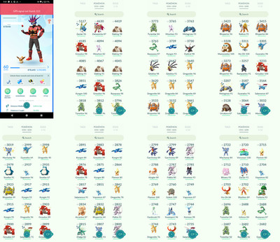 Pokémon Acc Go - Level 60 - 233 Shiny - 368 Legendary - Instant D3livery