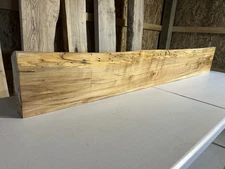 Spalted Maple Mantle/Fireplace Mantel Beam/Curly Wood/Live Edge Maple Mantle