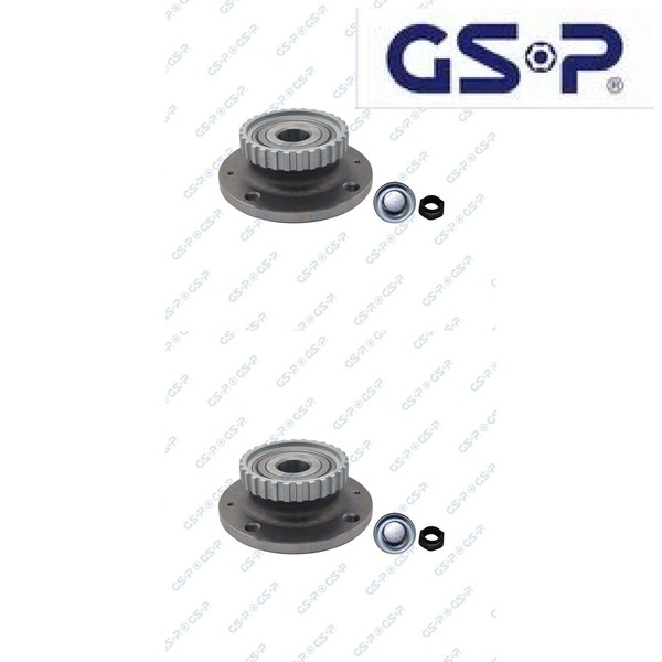 2X Radlagersatz GSP 9225013K 2 Radlager Satz Links Rechts Hinterachse-image
