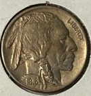 1916 buffalo nickel - nice condition