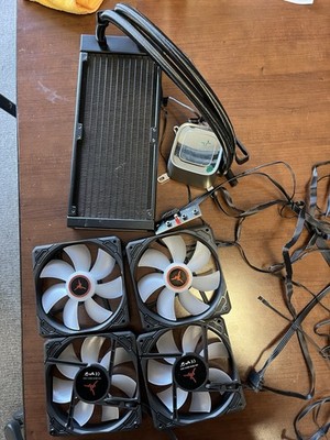 Intel CPU only DeepCool  240 mm Liquid CPU Cooler  + Fans with Controller hub