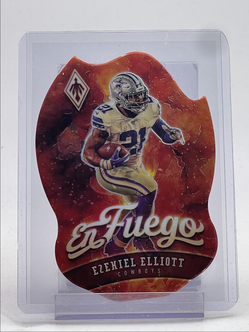 EZEKIEL ELLIOTT 2020 PHOENIX EN FUEGO FOOTBALL DIE CUT COWBOYS A Q5159