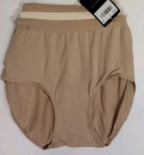 BALI Women  s 3-Pack Comfort Revolution Brief Underwear Panty 100 Nylon SZ 6/7