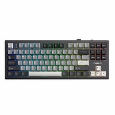 Mechanische Gaming Kabellose PC Bluetooth/USB Kabel Tastatur RGB LED Keyboard DE