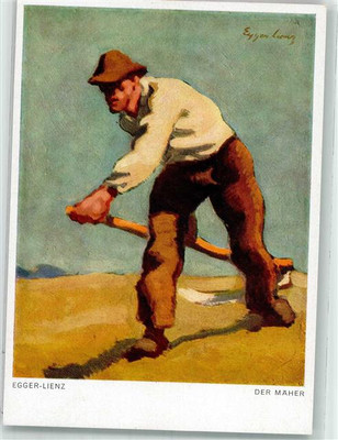 39839765 - signed Egger-Lienz der Maeher Ludwig Moeller art publisher no. 55