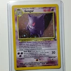 Pokémon Gengar Holo Rare Fossil Card 5/62 Stage 2 HP80 Psychic 1999