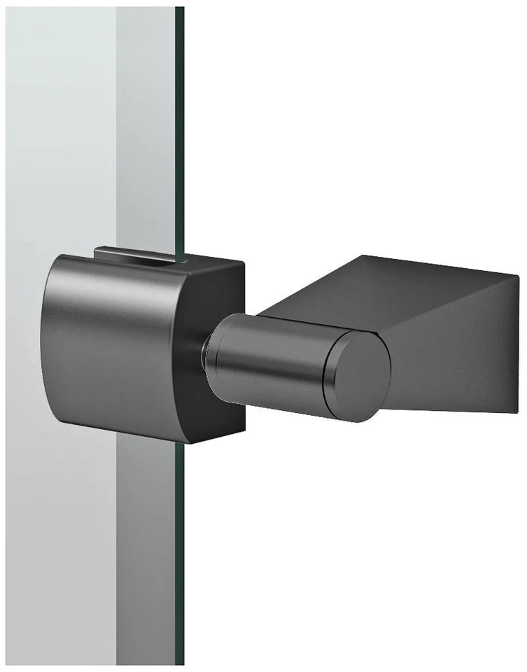 Bleu Matte Black 27 3/4" x 31 1/2" Rectangular Wall Mirror - Image 2 of 2