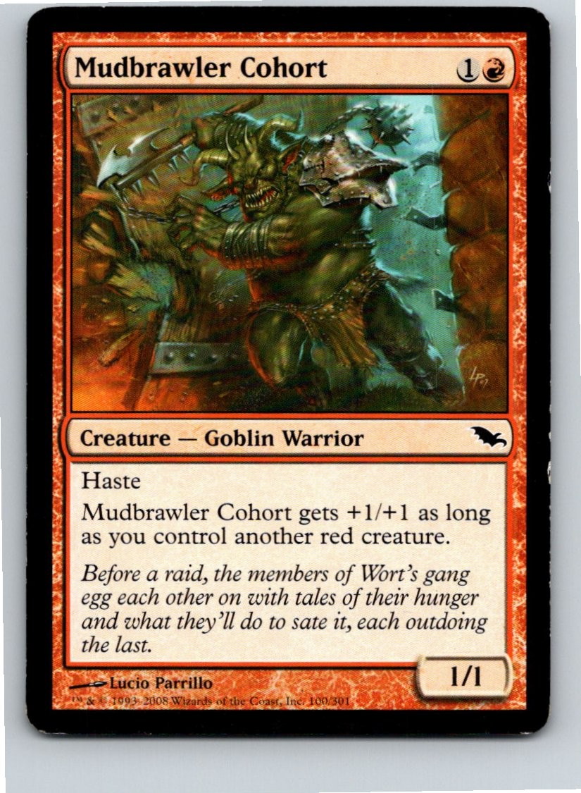 Magic the Gathering Mudbrawler Cohort Shadowmoor MTG Free Shipping!