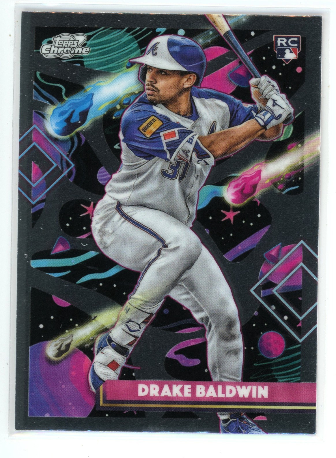 2025 Topps Chrome Cosmic Drake Baldwin RC #96 Atlanta Braves