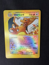 Nintendo Pokémon TCG Charizard Crystal Type Holo 146/144 EN 2003 110 PV