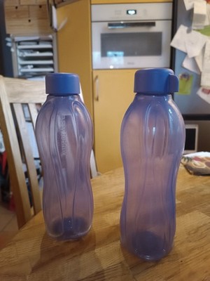 Tupperware Eco Easy Flasche 500 Ml Blau Mit Schraubverschlusses Neu
