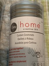 Dritz Curtain Grommets Silver NWT