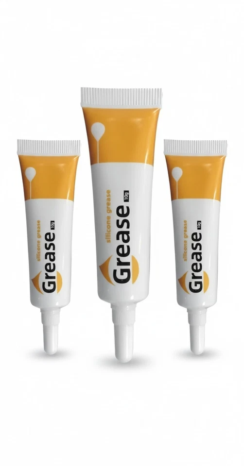 MARKENLOS 3x10g Silikonfett lebensmittelecht H1 - für Dichtungen, Kaffeevollautomaten, Küc