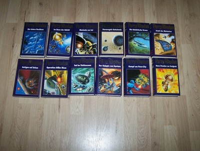 12 x Perry Rhodan Blauband Nr. 72 bis 83 / Terrania Band 1  bis 12 / Sammlung