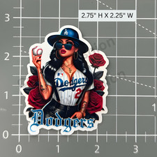 NEW Los Angeles Dodgers LA Dodgers Baseball Chicana Sticker 145