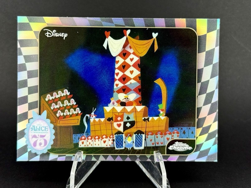 2026 Topps Chrome Disney Alice in Wonderland Original Concept Art AW-5