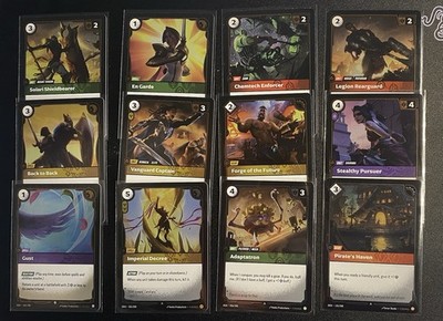 Riftbound Origins Common Foiled Cards Set 12ea