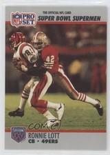 1990 Pro Super Bowl XXV Silver Anniversary Box Set Ronnie Lott #105 HOF 0k3a
