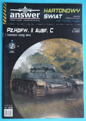Answer KŚ 513 (6/2019) - German light tank Pz.Kpfw. II Ausf. C