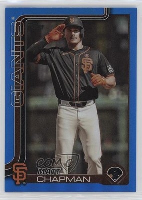 2025 Topps Series 1 Blue Rainbow 115/150 Matt Chapman #221 12fr