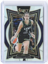 2025 Panini WNBA Select Bridget Carleton #84 Concourse Silver Prizms