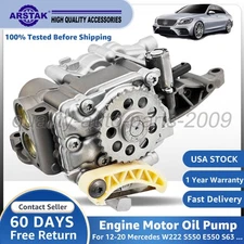 For 2012-2020 Mercedes W222 S550 S63 AMG SL550 Engine Motor Oil Pump 2781801001