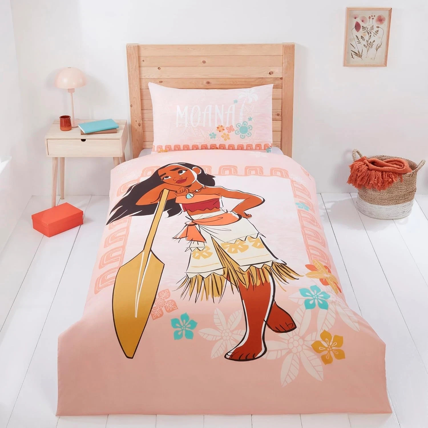 Moana Single Duvet Reversible Cover Set Bedding