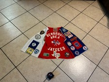 True Vintage 1970s Texas Jaycees Vest With Patches And Recruitment Papers Large