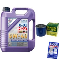 Mann Inspektionspaket 5L Liqui Moly 5W-40 FüR Peugeot 205 I 1.4 CitroëN C15