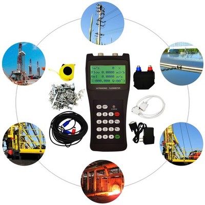 TDS-100H Digital Ultrasonic Liquid Flowmeter Handheld Flow Meter DN50-700 M2